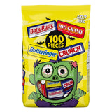 Butterfinger, CRUNCH, Baby Ruth & 100 Grand Candy Gift Bag, 100 Count – Nostalgic Halloween Present for Coworkers, Neighbors, and Holiday Hostess Gifts