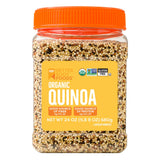 BetterBody Foods Organic Tri-Color Quinoa – Trail-Friendly Reheat Bowl Base, 3 lb Bulk