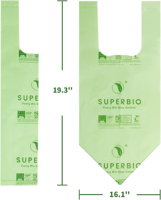 compostable plant-based bioplastic film at 0.63 mil thickness