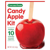 Concord Foods Candy Apple Kit – Red Candy Apples for Birthday Parties, Classroom Treats, and Family Kitchen Activities with Kids