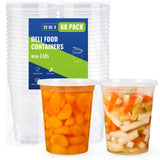 AOZITA 32 oz BPA-Free Plastic Food Containers – Child-Friendly Storage for Potluck Dishes, Holiday Leftovers and Classroom Treats
