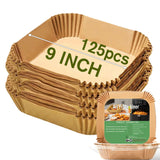 Aobnum Air Fryer Liners – 9 Inch Square Disposable Liners for 5-8QT Air Fryer, Hassle-Free Weekday Dinner Prep for Busy Home Cooks
