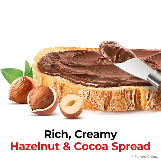 made with roasted hazelnuts and cocoa as hero ingredients