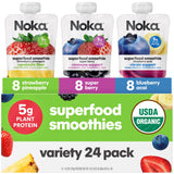 Noka Organic Superfood Pouches – Lightweight Travel Nutrition for Endurance Athletes, 12 Pack
