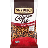Snyder's of Hanover Gluten Free Mini Pretzels – Light Crunchy Snack for Self-Care Snack Breaks