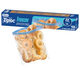 Ziploc 2 Gallon BPA Free Freezer Bags for Bulk Costco Style Shoppers Storing Meat Outdoors or in the Garage