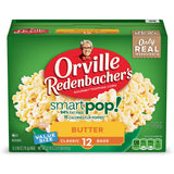 Orville Redenbacher's SmartPop! Value Size Butter Popcorn 12-Count – Microwave-Ready Fuel for Binge-Watching Work Sessions and Long Study Hours