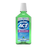 ACT Anticavity Fluoride Rinse 33.8 oz – All-in-One Fresh Mint Mouthwash for Cluttered-Free Counters
