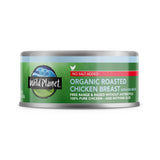Wild Planet Organic Roasted Chicken Breast – Meal Prep Base for Chicken Salad and Rice Bowls All Week, 5oz Can