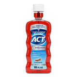 ACT Anticavity Zero Alcohol Fluoride Mouthwash for Sensitive Mouths and Children, 18 fl. oz. Alcohol-Free Enamel Care