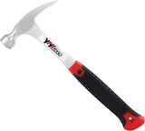 YIYITOOLS 16-oz Fiberglass Handle Hammer – Versatile Rip Hammer for Fence, Shed, and Yard Maintenance