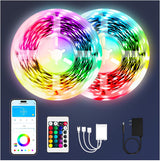 PHOPOLLO Music Sync LED Strip Lights – Calming Ambient Strip for Mindfulness and Bath Time