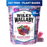 Wiley Wallaby Licorice 10 Ounce Classic Gourmet Soft & Chewy Australian Blasted Berry Candy Twists – Elegant Candy Dish Gift for Holiday Entertaining and Get-Well Care Packages