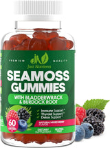 Wildcrafted Sea Moss Gummies with Bladderwrack - Self-Care Staple for Cleansing and Immune Health