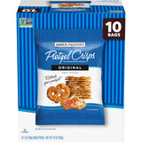 Snack Factory Pretzel Crisps – Crispy Baked Snack Bags for Kids' Lunches, 1 Ounce Each