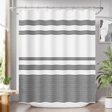 AmazerBath Marble Pattern Shower Curtain Set – Modern Farmhouse Decor Accent for Primary Bathroom Refresh
