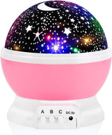 DreamSphere Kids Star Night Light – 9 Lighting Modes Bedroom Soother for Scared Sleepers, Cool LED Beads Safe for Toddlers, Plug in or Battery