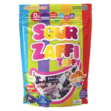 Zollipops Zaffi Taffy Sour Assorted Flavors – Sugar-Free Candy Bag for Kids Lunchboxes and After-School Snacks