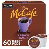 McCafe French Roast K-Cup Pods for Self-Care Kitchen Pause, Single-Serve Bold Dark Roast Coffee for Daily Wind-Down