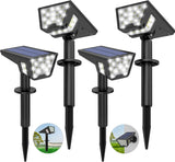 Kyson Solar Landscape Lights, Simple Push-Button 3 Mode Operation for Minimalist Home Exterior & Neutral Backyard Decor
