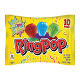 Ring Pop Individually Wrapped Youth Group & Scout Troop Treats for Kids – 10 Count Lollipop Variety Pack