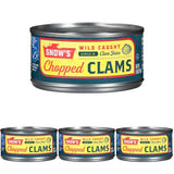 Snow's Ocean Chopped Clams 51 oz Can - Time-Saving Canned Protein for Fast-Paced Foodservice Operations