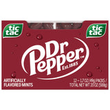 Tic Tac Dr Pepper Mints – Break Room and Reception Candy Jar Refill for Shared Workspaces, 1.7 oz Pocket Packs, 12 Count