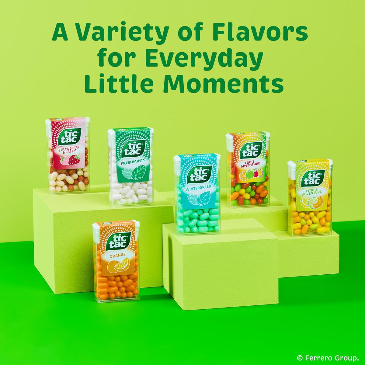Tic Tac Fruit Adventure Mints – Fun Birthday Gift for Women and Mom, Fruity Pocket-Sized Treat Pack