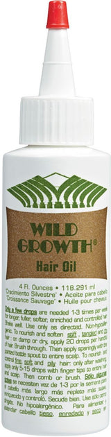 Wild Growth Hair Oil 4 Oz – Concentrated Botanical Hair Treatment for a High-End Hair Care Ritual