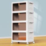 YFXCVSL 4 Tier Collapsible Bins Thoughtful Gift for Apartment Dwellers