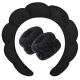 Zkptops Bubble Hairband – Cute Stocking Stuffer for Her, Plush Puffy Headband Set for Self-Care Lovers
