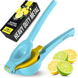 Zulay Kitchen Handheld Lemon Press – Designer-Inspired Citrus Tool, Bright Pop of Color for Open Shelving and Islands