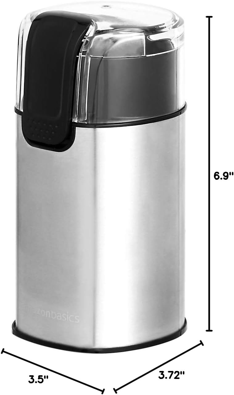 10-second grind cycle for 30g (1 oz) of beans — sized for drip coffee