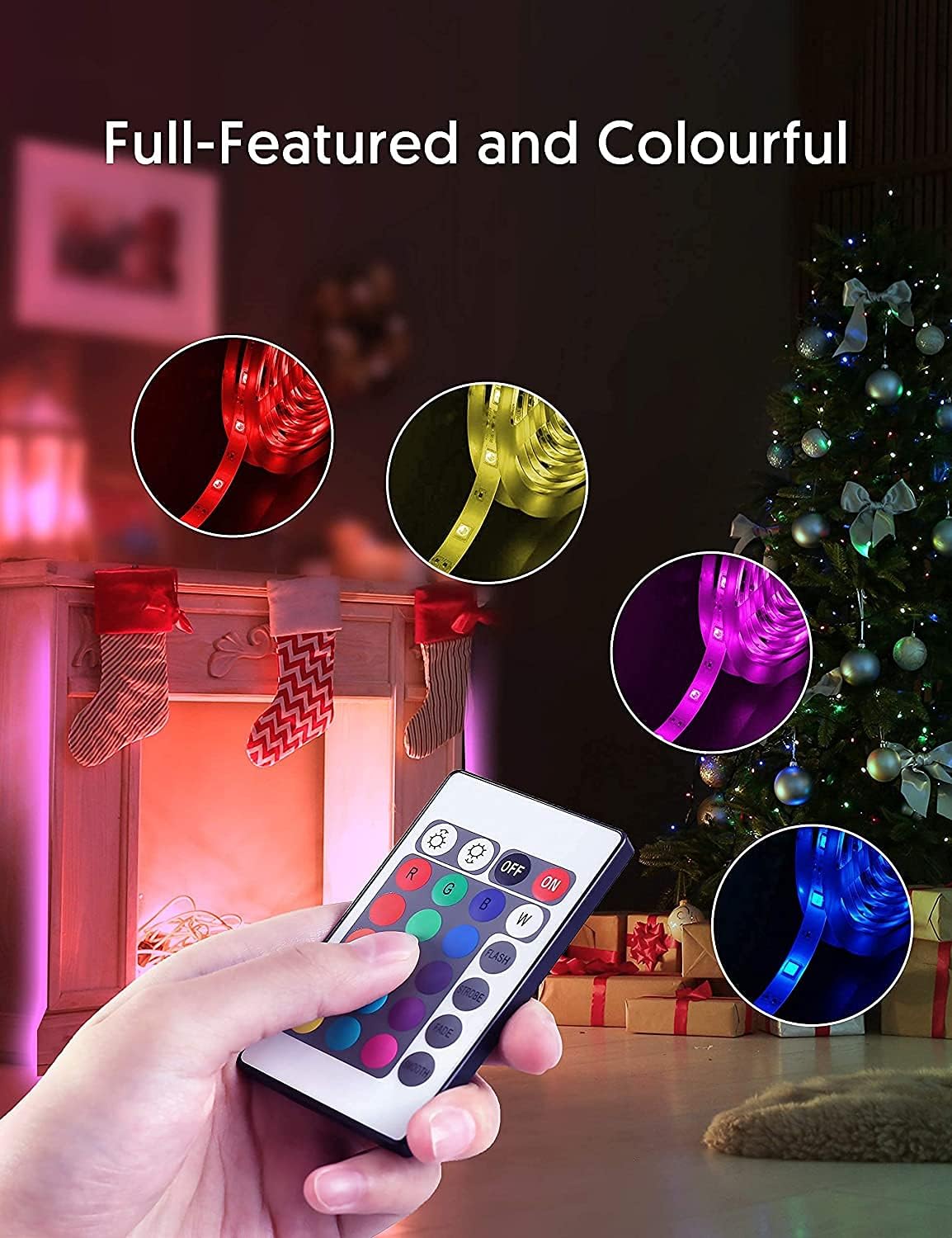 111111 Portable LED Light Strip – Stocking Stuffer & White Elephant Gift for the Friend Who Has Everything