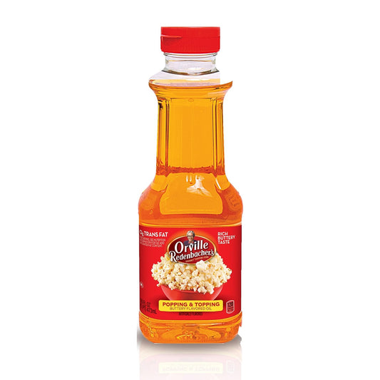 16 fl oz buttery flavored popping and topping oil