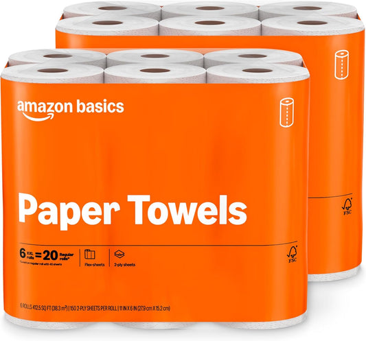 2-ply construction for durability and high absorbency