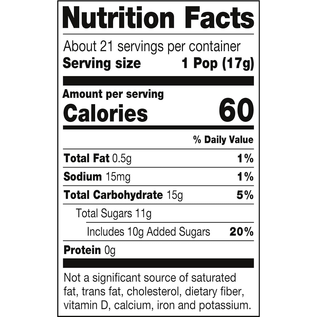 20-count bag (12.6 oz) sized for sharing