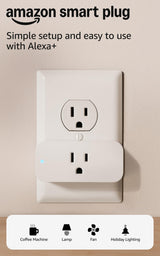 Amazon Smart Plug – Stylish Smart Upgrade for Any Room, Compact Outlet Design