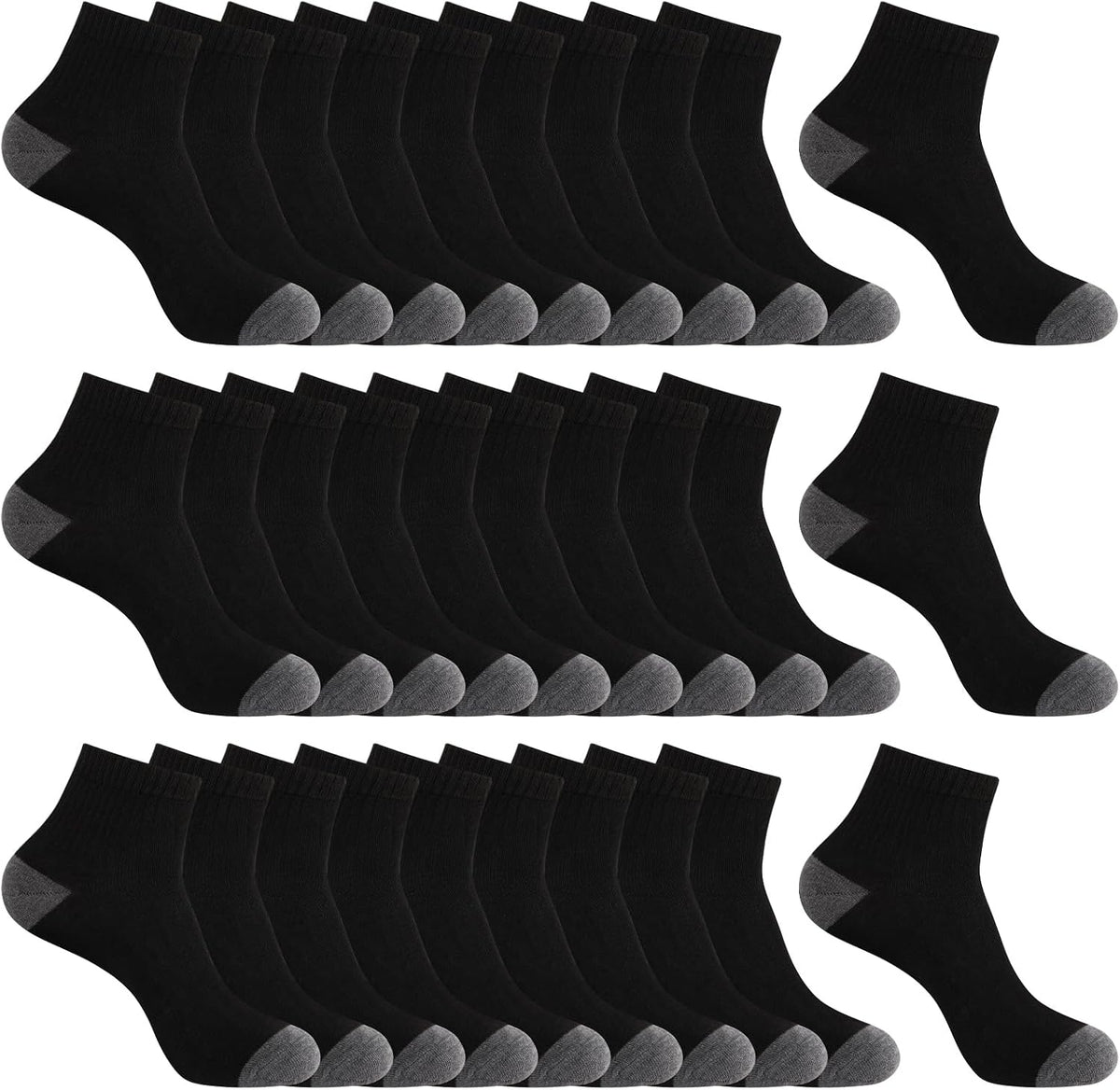 30 pairs included in a single bulk pack