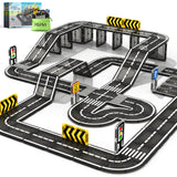 [BRAND] Magnetic Road Toy Set 104 Pieces – Smooth-Edge Safe Design for Parents Who Prioritize Child Safety