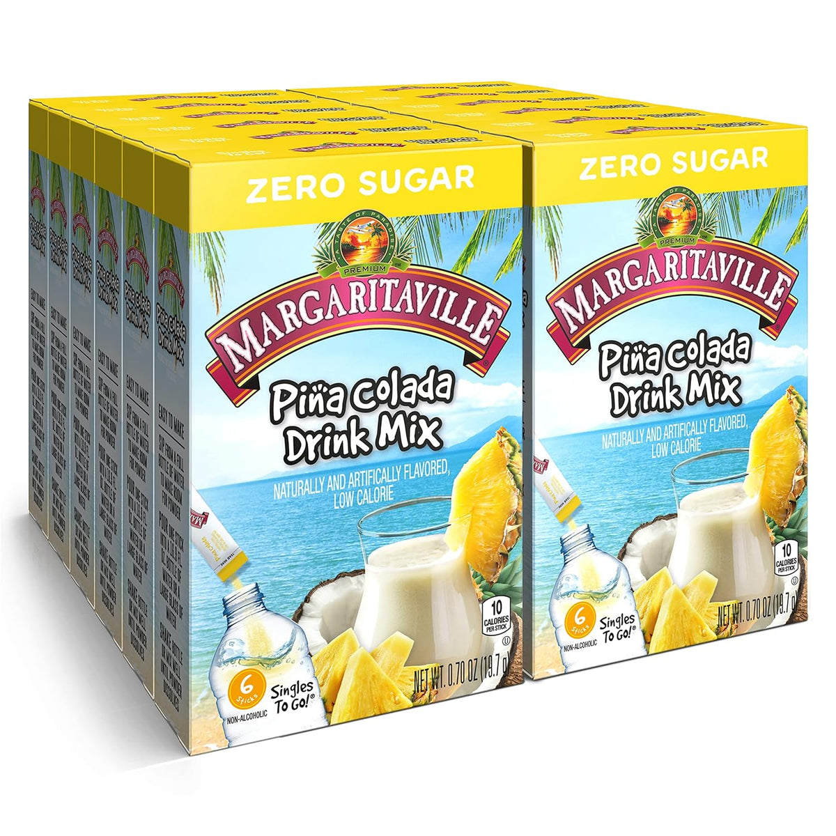 72 powdered single-serve sticks (12 boxes of 6) for long-term bulk supply