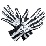 WTACTFUL Skeleton Bone Gloves – Spooky Birthday Gift for Her, Extended Long Arm Halloween Costume Accessory