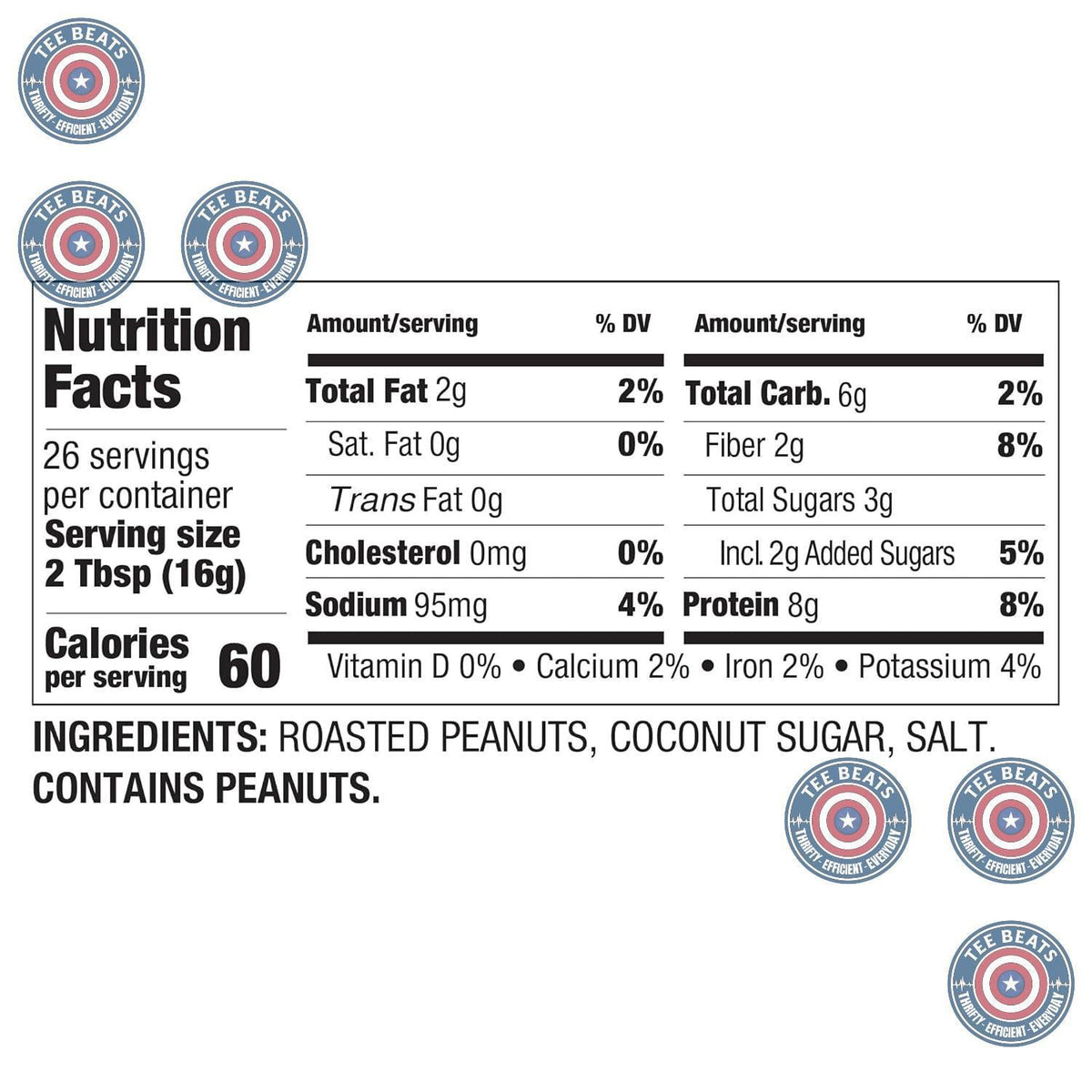 8g plant-based protein per serving