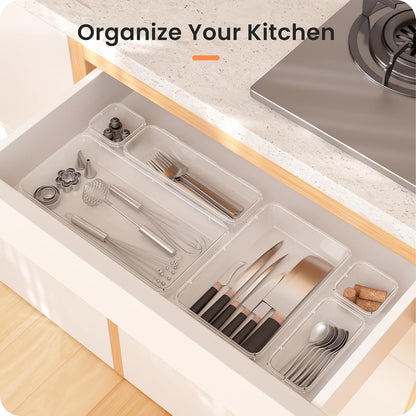 A-LuGei Minimalist Drawer Organizer – Neutral Black and White Finishes for a Clean, Restful Home Aesthetic