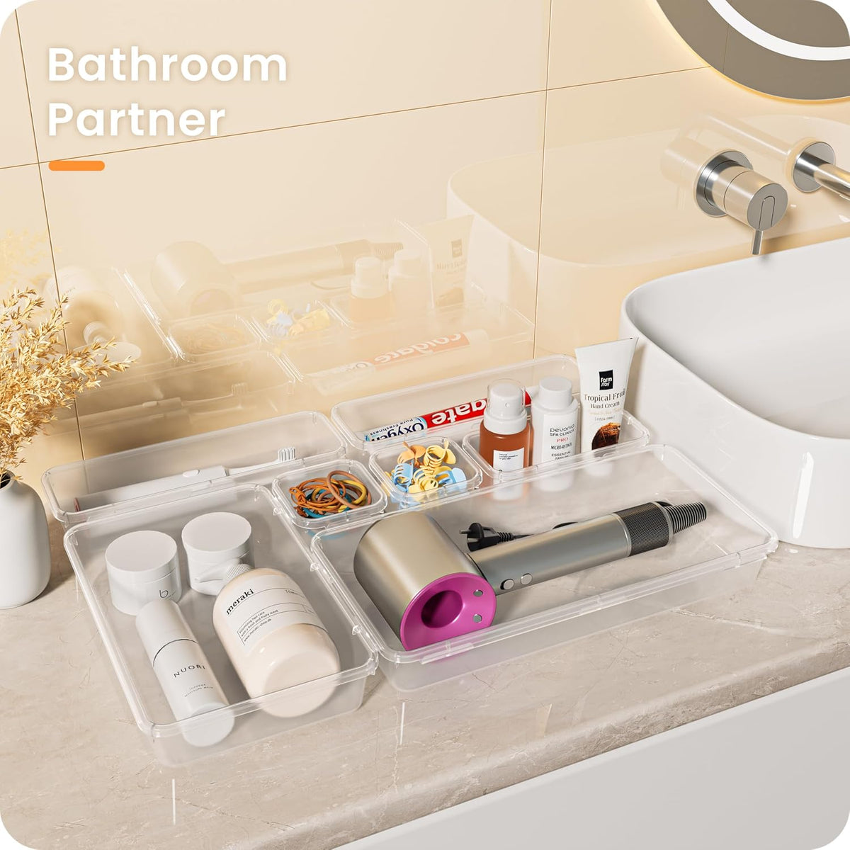 A-LuGei Minimalist Drawer Organizer – Neutral Black and White Finishes for a Clean, Restful Home Aesthetic