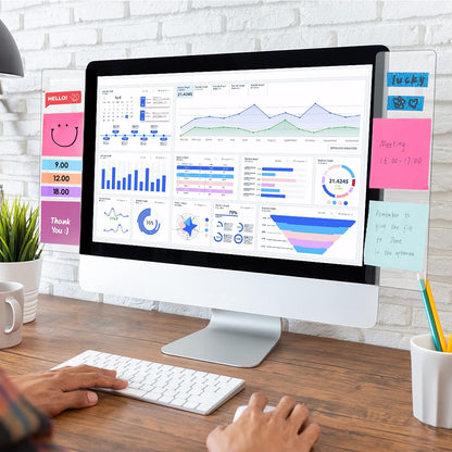 Acedot Invisible Look Acrylic Reminder Board for Streamlined Home Office Aesthetic