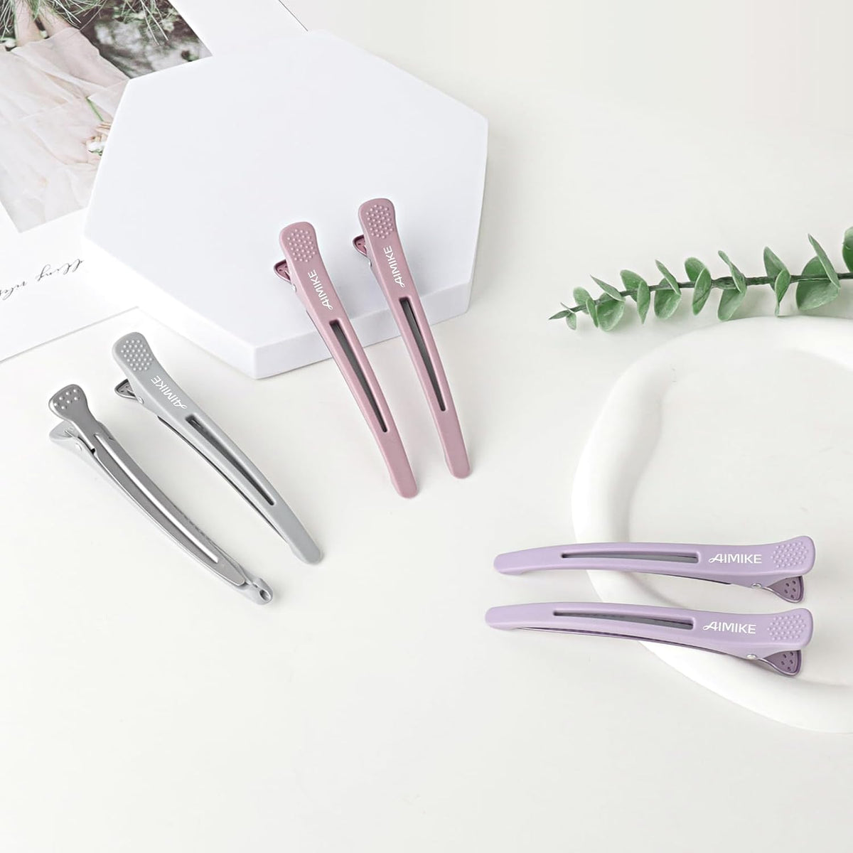 AIMIKE Professional Hair Clips – Elevated Styling Tools with Salon Durability, Multi-Pack Clips for At-Home Colorists