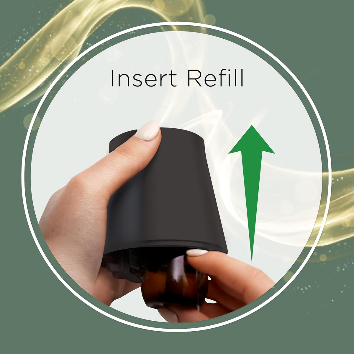 Air Wick Essential Mist Flameless Diffuser for Kids and Pets – Battery-Powered Lavender Scent with No Fire Risk