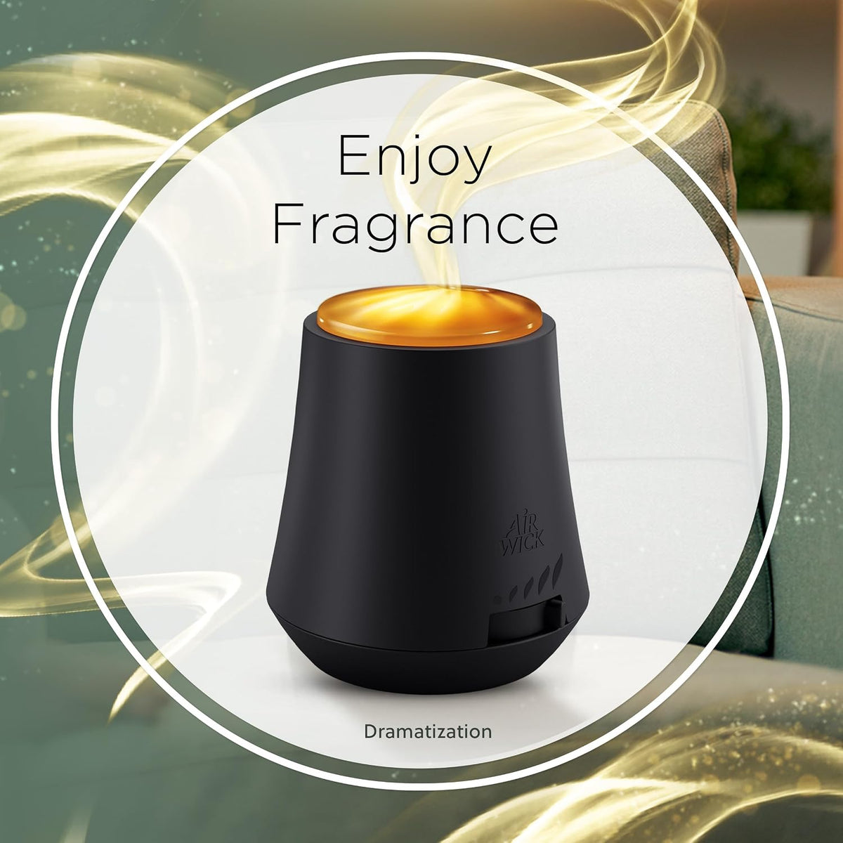 Air Wick Essential Mist Flameless Diffuser for Kids and Pets – Battery-Powered Lavender Scent with No Fire Risk