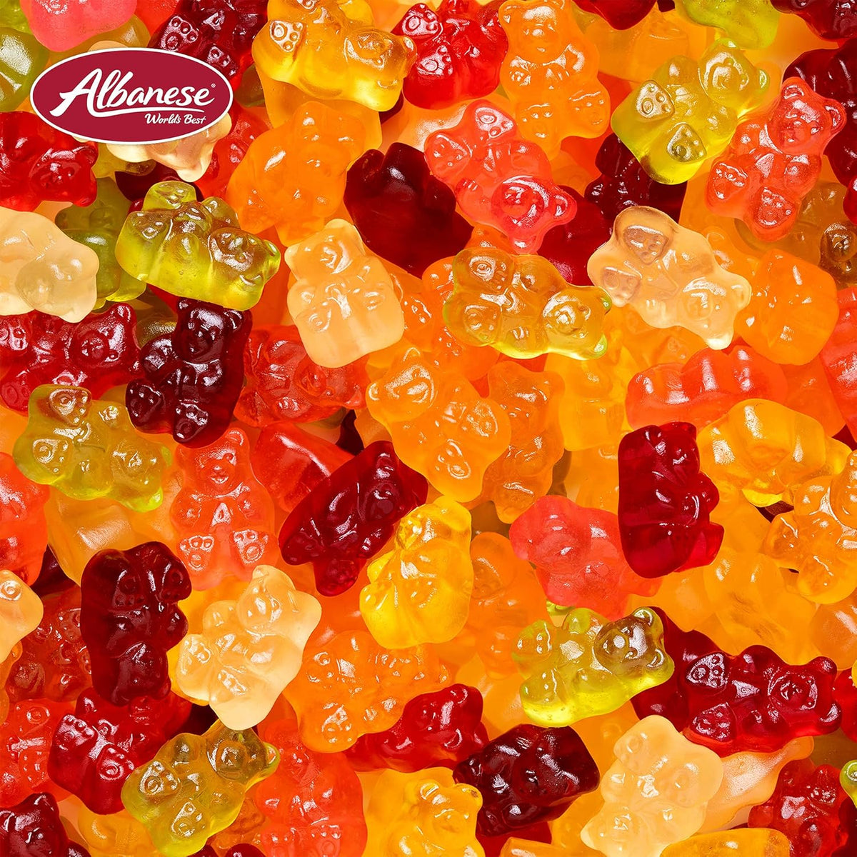 Albanese World's Best Gummi Bears 25oz Pouch – Indulgent Edible Gift for Road Trips, Housewarmings, and Last-Minute Surprises